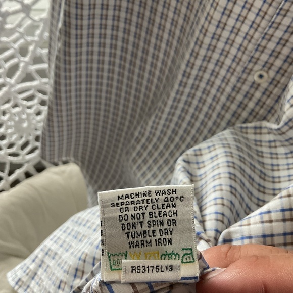 Bugatchi mens long sleeve dressy shirt - Picture 5 of 6